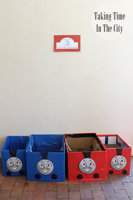 Our Boy Life - Thomas the Train Racing Game Boxes