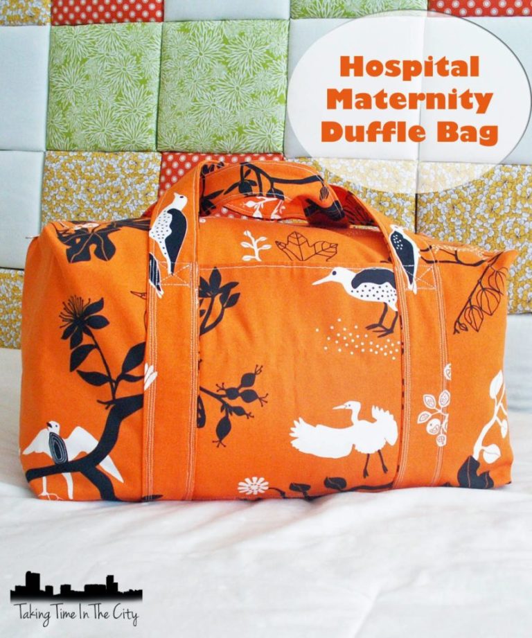 Hospital Maternity Duffle Bag {And Some Help Packing It}